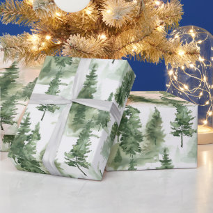 Winterwaldmuster Geschenkpapier