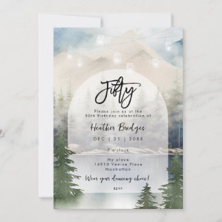 Winterwaldsee 50. Geburtstagsparty Einladung