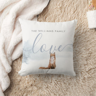 Winterwaldszene Kissen