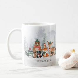Winterwaldtiere Kinder Urlaub Geschenk Kaffeetasse