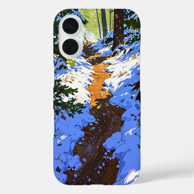 Winterwaldweg Case-Mate iPhone Hülle (Rückseite)