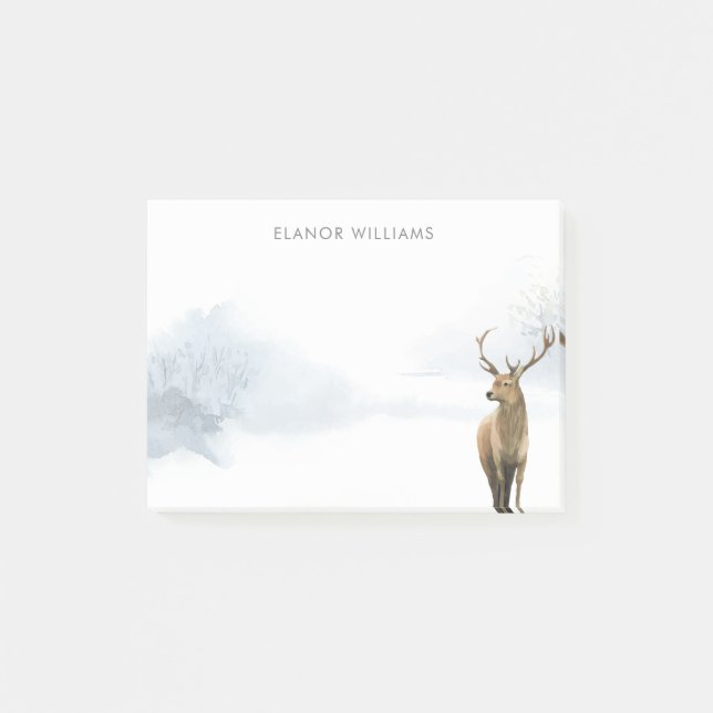 Winterwaldzstag Post-it Klebezettel (Vorderseite)