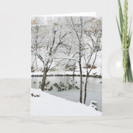 Winterwanderkarte Feiertagskarte