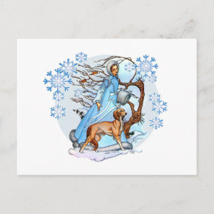 Winterwanderkarte Postkarte