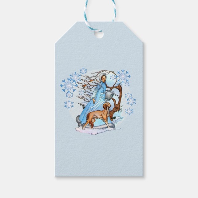 Winterwandern Geschenkanhänger (Vorderseite)