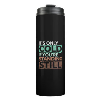 Winterwandern - nur kalt, wenn Stehend noch Quote Thermosbecher