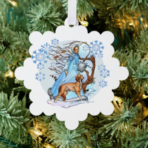Winterwandern Ornament Karte