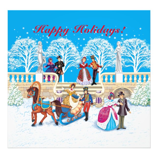 Winterwanderung Fotodruck (Vorne)