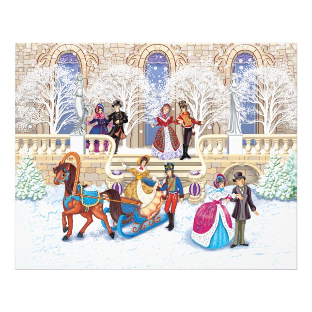 Winterwanderung Fotodruck (Vorne)