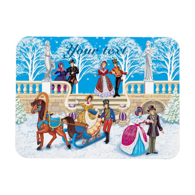 Winterwanderung Magnet (Horizontal)