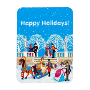 Winterwanderung Magnet