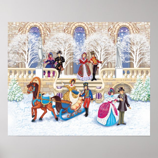 Winterwanderung Poster (Vorne)