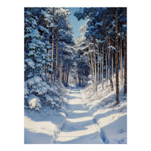 Winterweg Poster