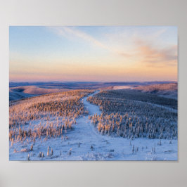 Winterweg Poster
