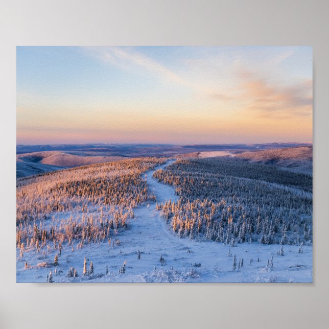 Winterweg Poster (Vorne)
