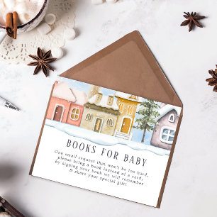 Winterweihnachtsfest Es braucht eine Village Baby  Begleitkarte