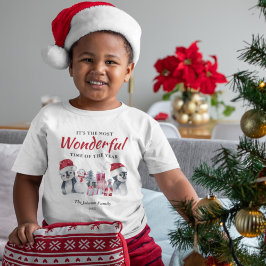 Winterweihnachtsfest Kleinkind T-shirt