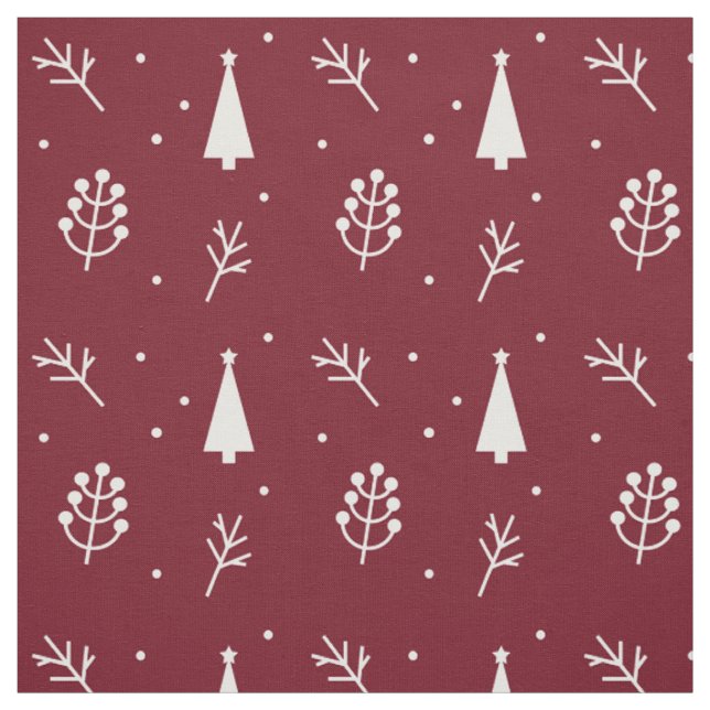 Winterweihnachtsmuster Stoff (Muster)
