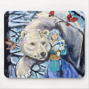 Winterwinde Eisbär~mousepad Mousepad