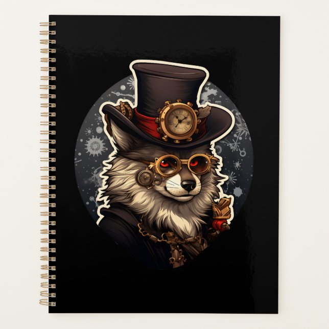 Winterwolf-Steampunk Planer (Vorderseite)