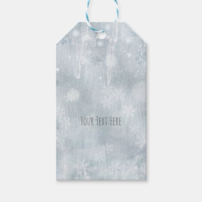 Winterwonderland Geschenkanhänger (Vorderseite)