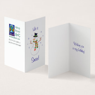 Winterwonderland Snowman *Set von 25 Urlaubskarten