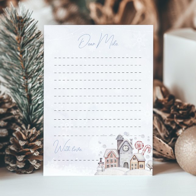 Winterwonderland-Zeit-Kapselnotizkarte Dankeskarte (Von Creator hochgeladen)