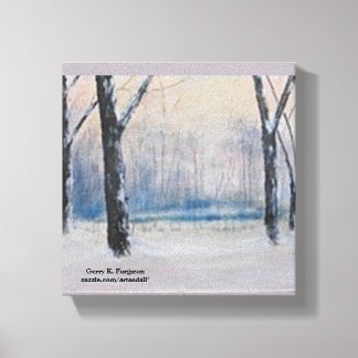 "WINTERWOODS" LEINWANDDRUCK