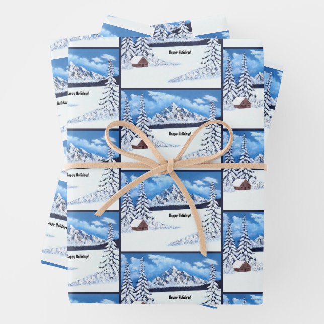 Winterwunder Geschenkpapier Set (Beispiel)