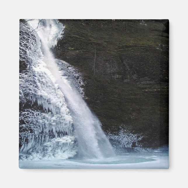 Winterwunder im Horsetail Falls Magnet (Vorne)