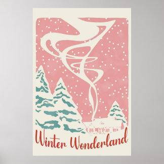Winterwunder Saisonposter Poster
