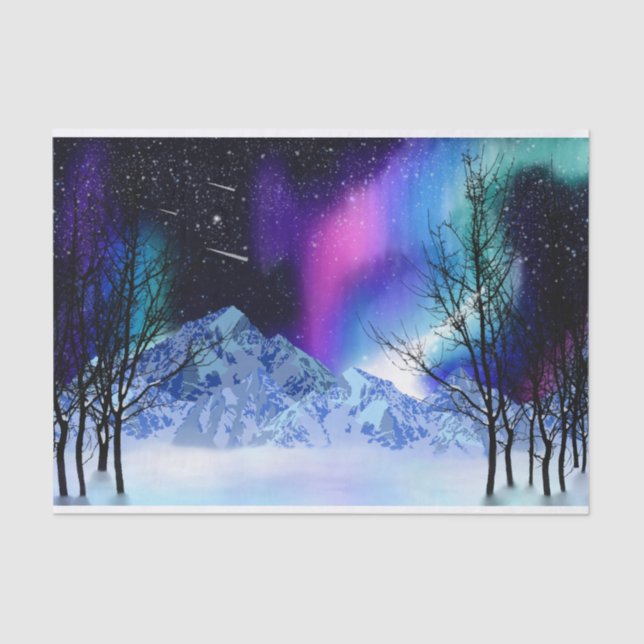 Winterwunder - Tissue Seidenpapier (Vorderseite)