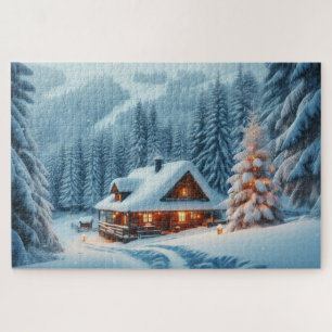 Winterwunderland - atemberaubende Landschaftliche Puzzle