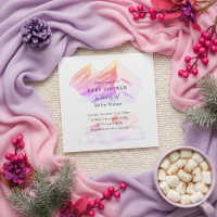 Winterwunderland Babydusche Einladung