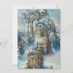 Winterwunderland Burg Einladung