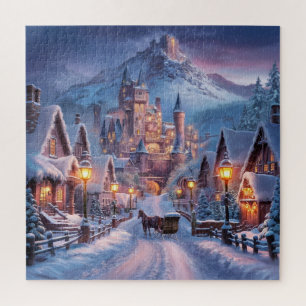 Winterwunderland: Ein Twilight Village am Monte Ta Puzzle