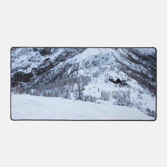 Winterwunderland-Entdecker Schreibtischunterlage (Vorderseite)