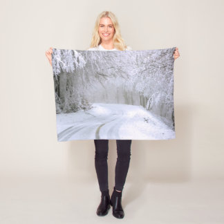 Winterwunderland Fleecedecke