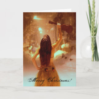 Winterwunderland, frohe Weihnachten! Feiertagskarte