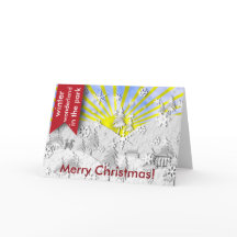 Winterwunderland im Park grüßen