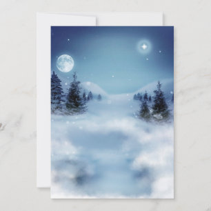 Winterwunderland in der Nacht