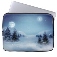 Winterwunderland in der Nacht