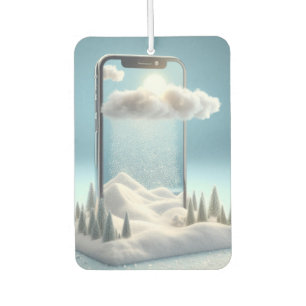Winterwunderland in Ihrem Pocket Autolufterfrischer