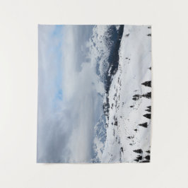 Winterwunderland in Velika Planina, Slowenien Wandteppich