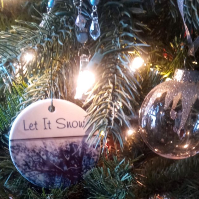 Winterwunderland "Let it Snow" Ornament (Von Creator hochgeladen)