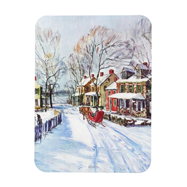 Winterwunderland Magnet (Vertikal)
