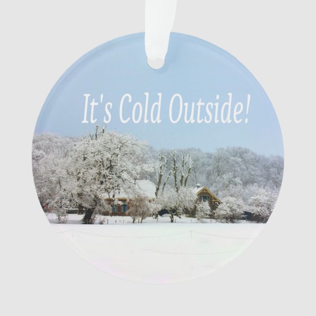 Winterwunderland Ornament (Vorderseite)