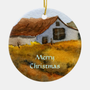Winterwunderland-Ornament Keramikornament