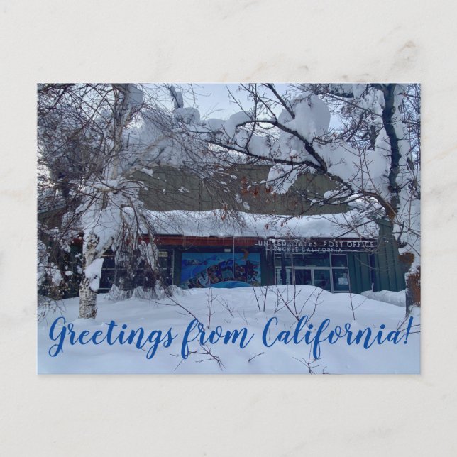 Winterwunderland Postkarte (Vorderseite)