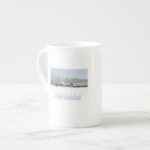 Winterwunderland Prozellantasse